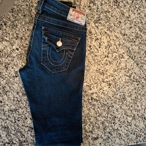 True Religion JODIE Jeans Flap Pocket Skinny Dark